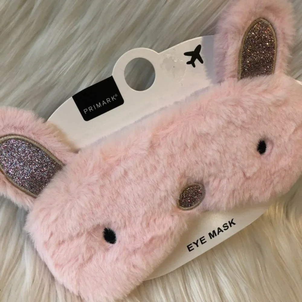 Primark Pink Bunny Eye Mask